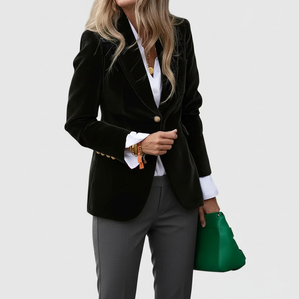 Blazer Sartoriale in Velluto