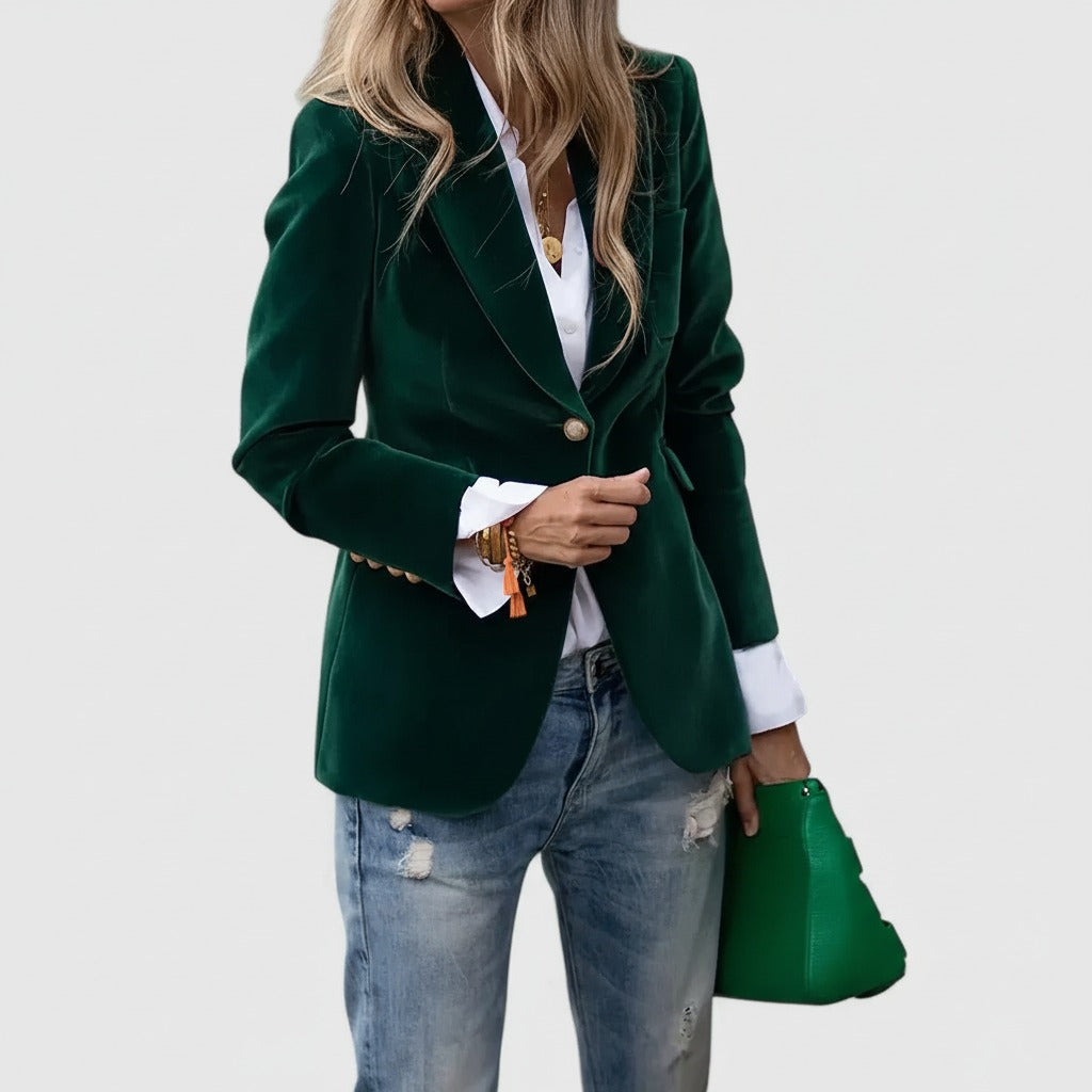 Blazer Sartoriale in Velluto