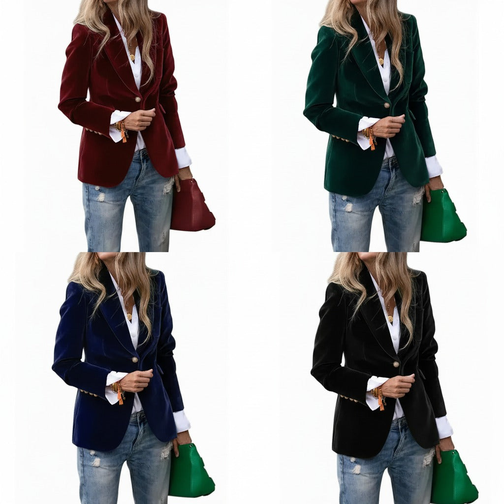 Blazer Sartoriale in Velluto