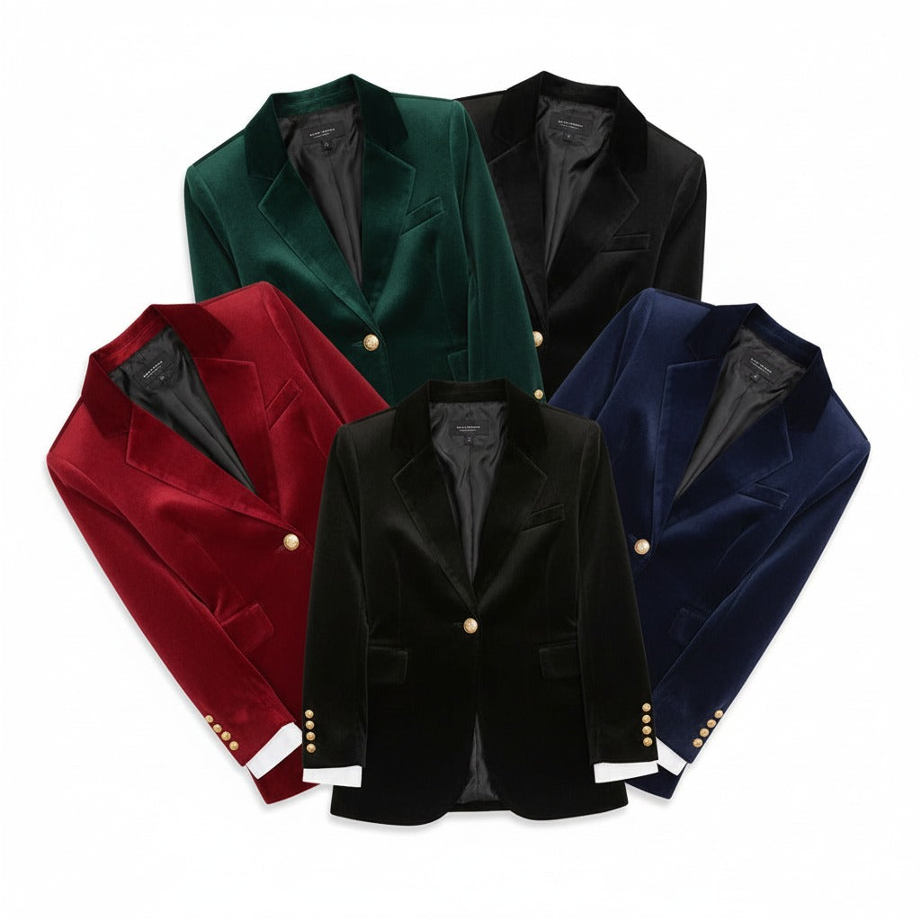 Blazer Sartoriale in Velluto