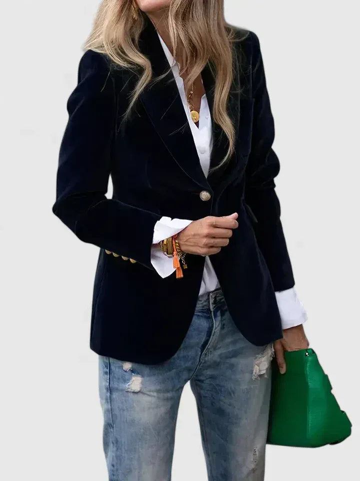 Blazer Sartoriale in Velluto