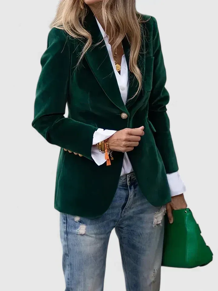 Blazer Sartoriale in Velluto