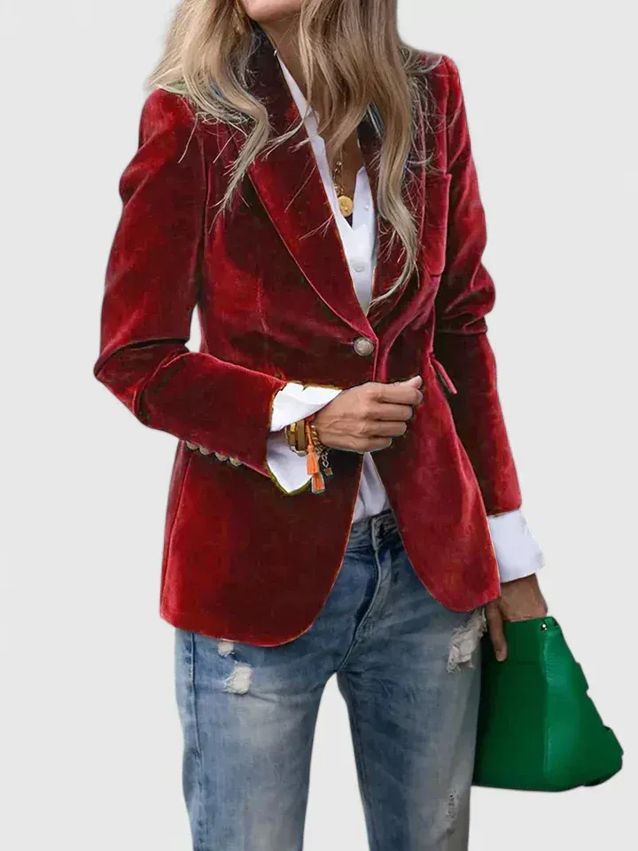 Blazer Sartoriale in Velluto